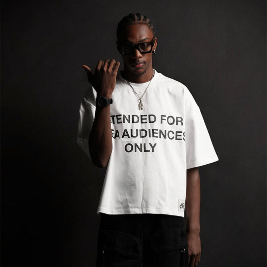 “Flee Audiences” Tee White