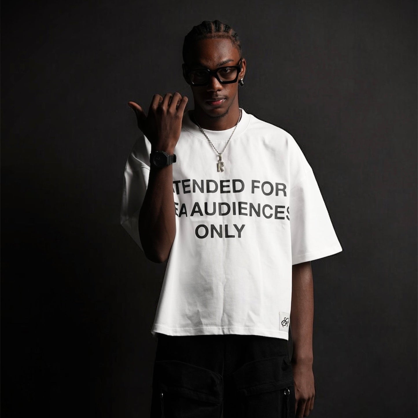 “Flee Audiences” Tee White